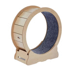 Cat Exercise Wheel, Large Quiet Running Wheel for Indoor Cats, Detachable Carpet