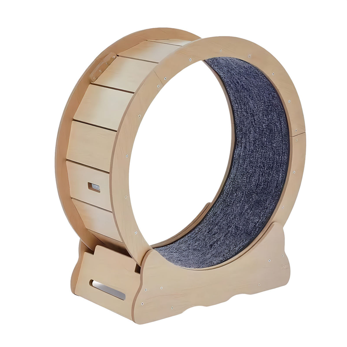 Cat Exercise Wheel, Large Quiet Running Wheel for Indoor Cats, Detachable Carpet