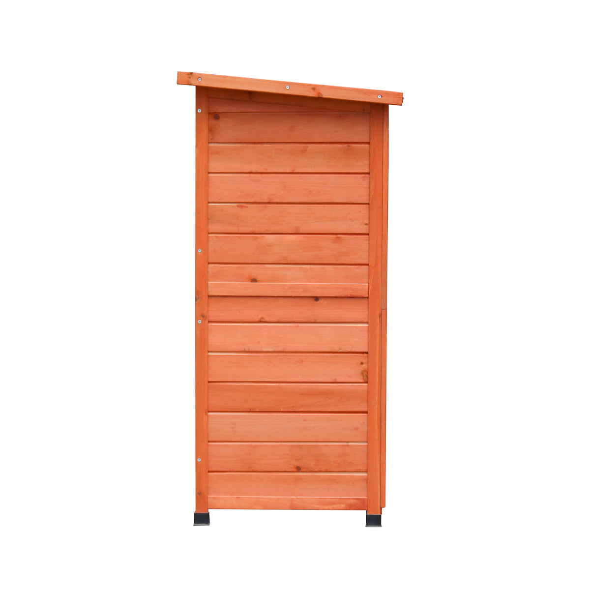2-Story Rabbit Hutch with Run, 2 Removable No-Leak Trays & Non-Slip Ramp