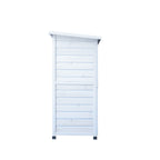2-Story Rabbit Hutch with Run, 2 Removable No-Leak Trays & Non-Slip Ramp