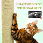 Flower Cat Tree with Large Condo, Removable Flower Cushion & Hammock