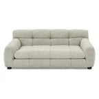 Dog Upholstered Pet Sofa Couch with High Backrest and Armrests, Modern Rectangular Soft  Comfortable Pet Bed for Small and Medium Dogs, Beige