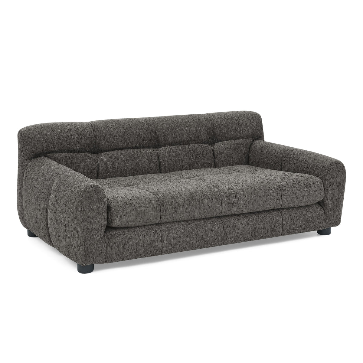 Dog Upholstered Pet Sofa Couch with High Backrest and Armrests, Modern Rectangular Soft  Comfortable Pet Bed for Small and Medium Dogs, Beige